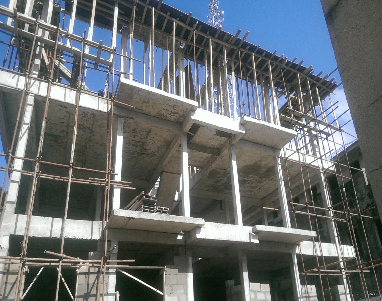 Tori Apartments ongoing construction